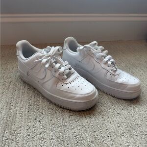 Nike All-White Low-Top Sneakers